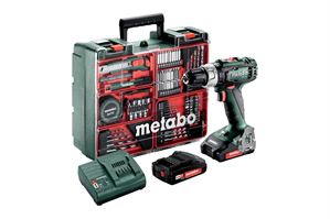Metabo SB 18 L SET AKU příklepová vrtačka + přísl. mobilní dílna