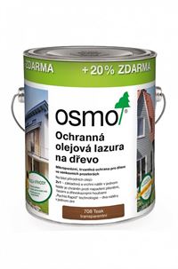 Osmo Ochranná olejová lazura na dřevo - 3l týk 708