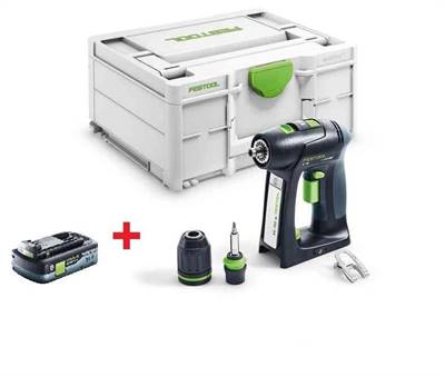 Festool Akušroubovák C 18-Basic + baterie zdarma PROMO 2021