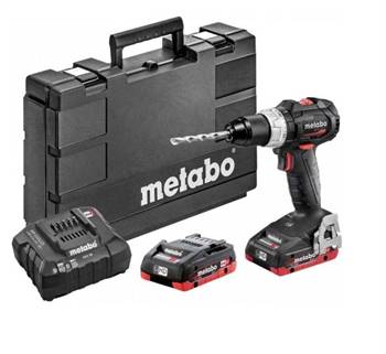 Metabo AKU příklepová vrtačka SB 18 LT BL SE 2x4,0Ah LiHD, metaBOX 145