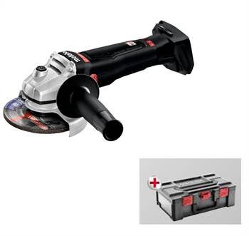 Metabo AKU úhlová bruska WB 18 LTX BL 125 Q SE, bez baterie, metaBOX 165L