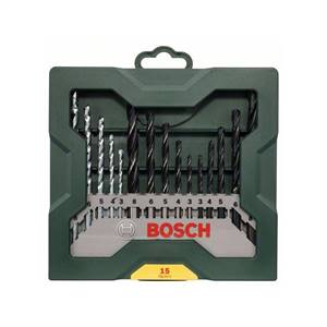 Bosch 15dílná sada vrtáků Mini-X-Line mix
