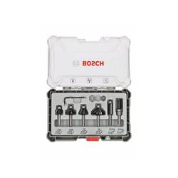 Bosch Sada fréz 6ks Trim&amp;Edging - 8mm