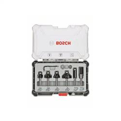 Bosch Sada fréz 6ks Trim&Edging - 8mm