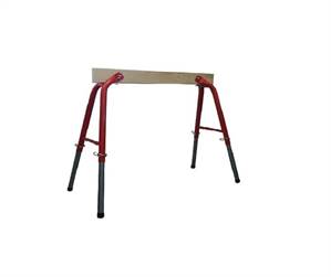 Dribex Červená pracovní koza s nastavitelnou výškou 60, 70, 80 a 90cm