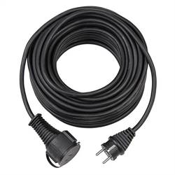 Brennenstuhl Kabel s vidlicí a volnou zásuvkou 230V / 16A / IP44 - 25m 3G1,5