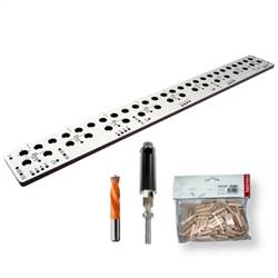 Igm Vrtací šablona sada 900mm + ZDARMA 100ks kolíků 8x35