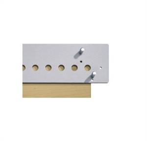 Hettich Vrtací šablona ACCURA 32 hliníková, délka 1000 mm, se 3 dorazovými čepy